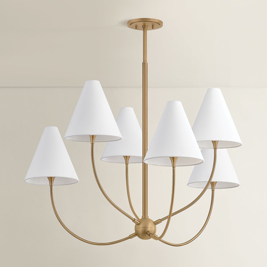 Troy Lighting Evermore Chandelier — F1941-PBR