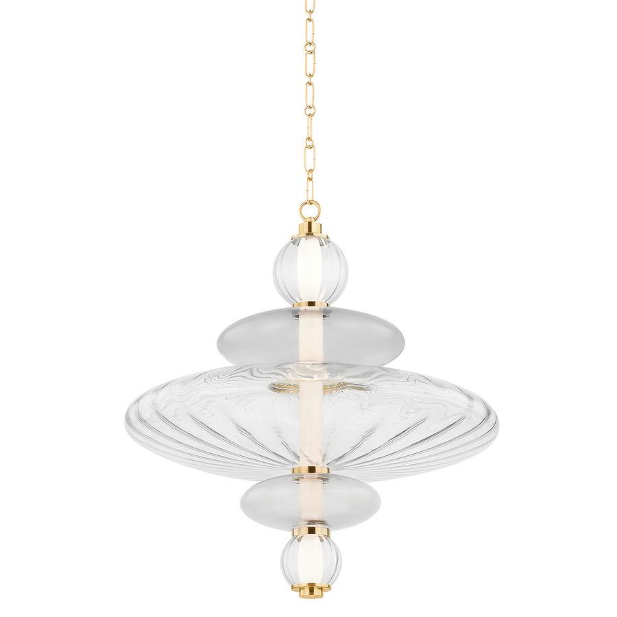 Hudson Valley Lighting WILLIAMS PENDANT — Aged Brass