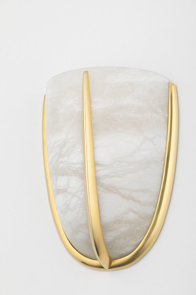 Hudson Valley Lighting Wheatley Wall Sconce — Aged Brass
