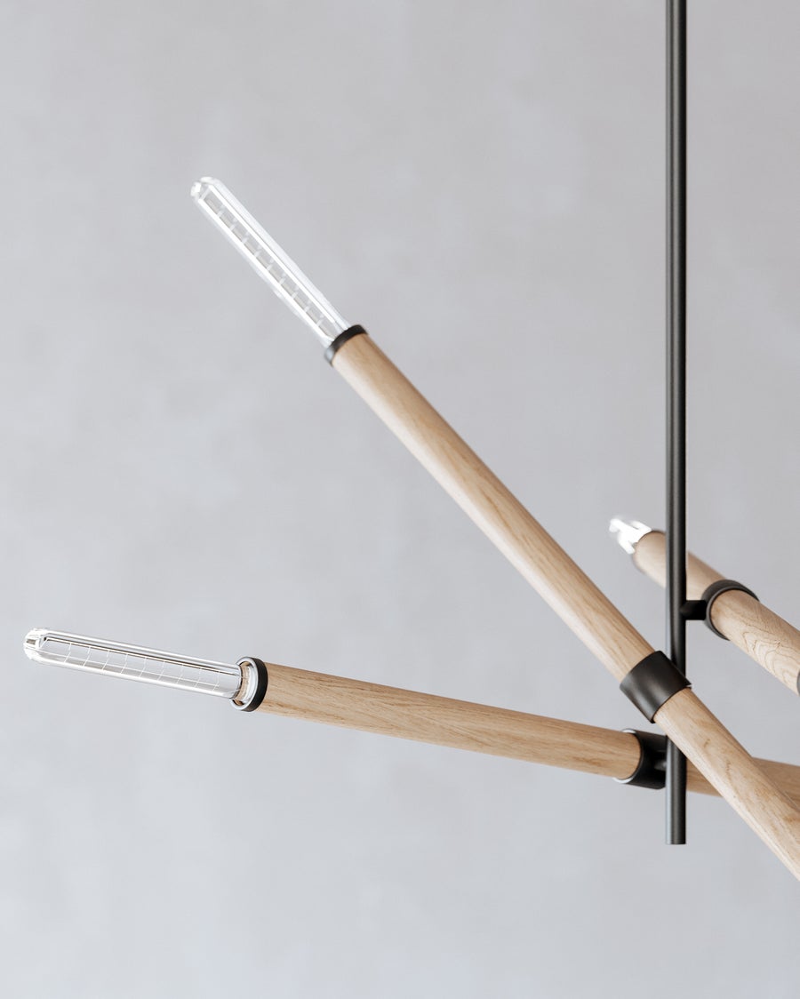 Troy Lighting Cruiz Chandelier — F6706-SBK