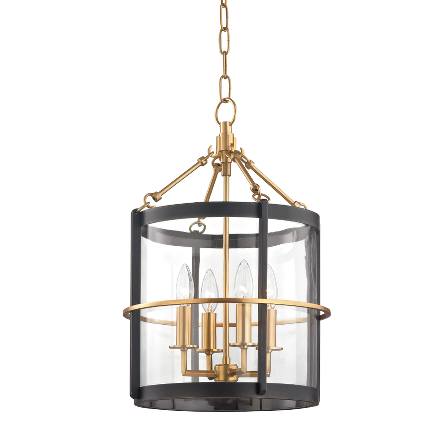 Hudson Valley Lighting Ren Lantern — BKO200-AOB