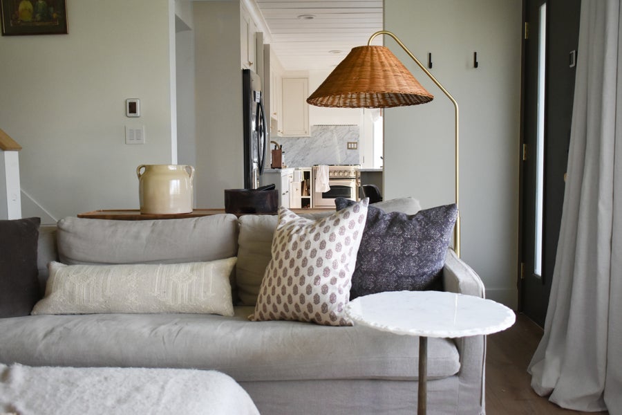 Mitzi Lauren Floor Lamp — HL599401-AGB/TBK
