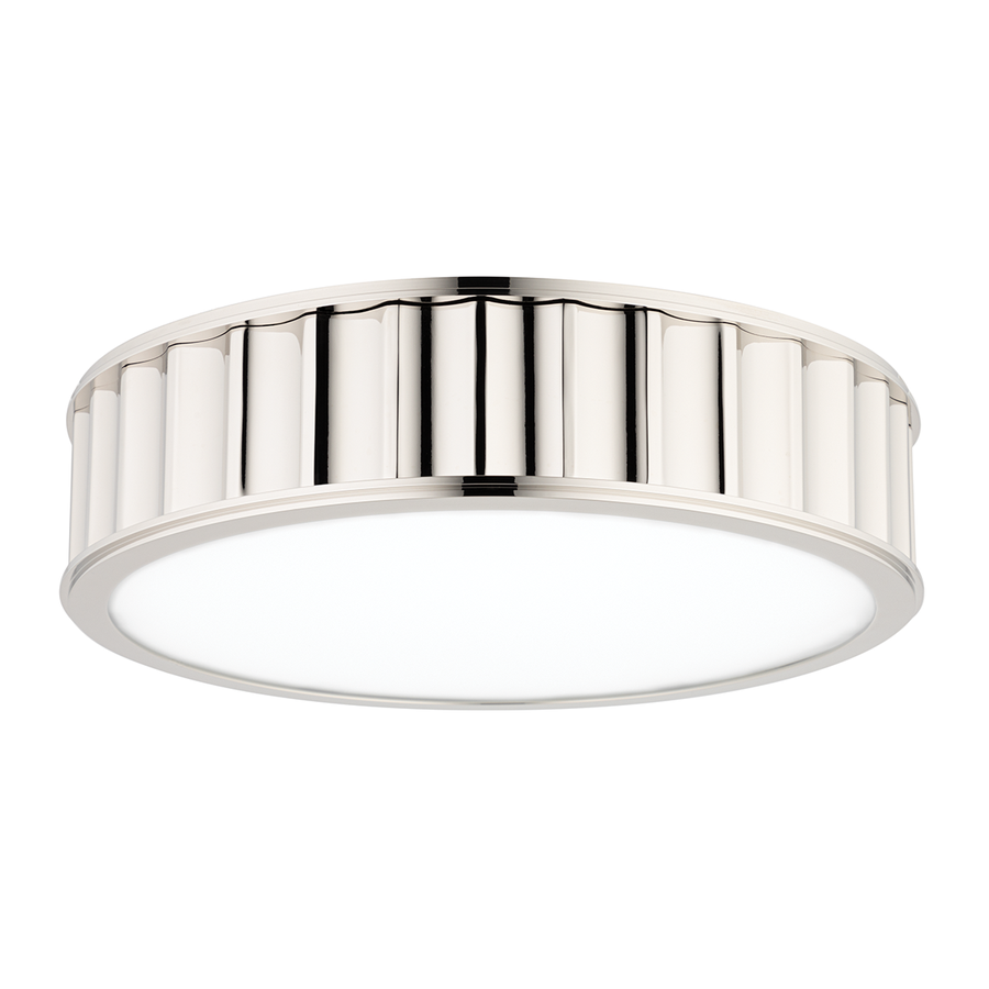 Hudson Valley Lighting Middlebury Flush Mount — Polished Nickel