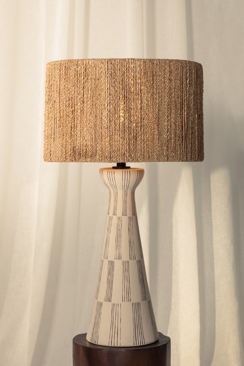 Troy Lighting Palma TABLE LAMP — PTL1230-SBK/CGH