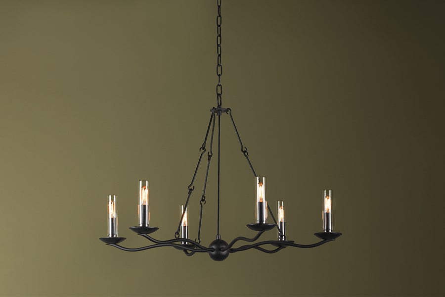 Troy Lighting Sawyer Exterior Chandelier — F6307-FOR