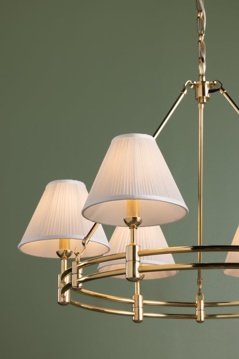 Hudson Valley Lighting Howard Chandelier — Aged Brass