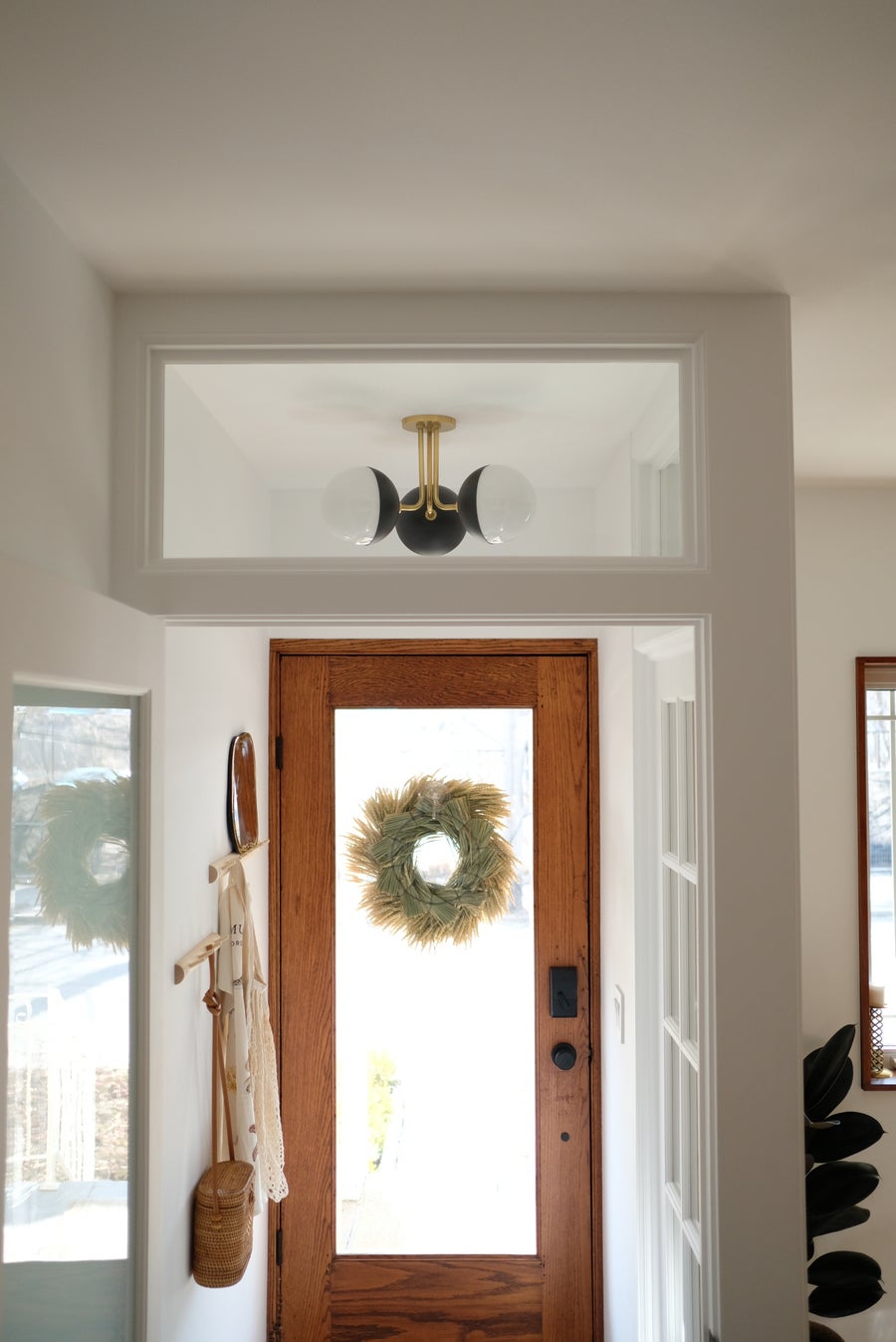 Mitzi Renee Semi Flush — H344603-AGB/BK