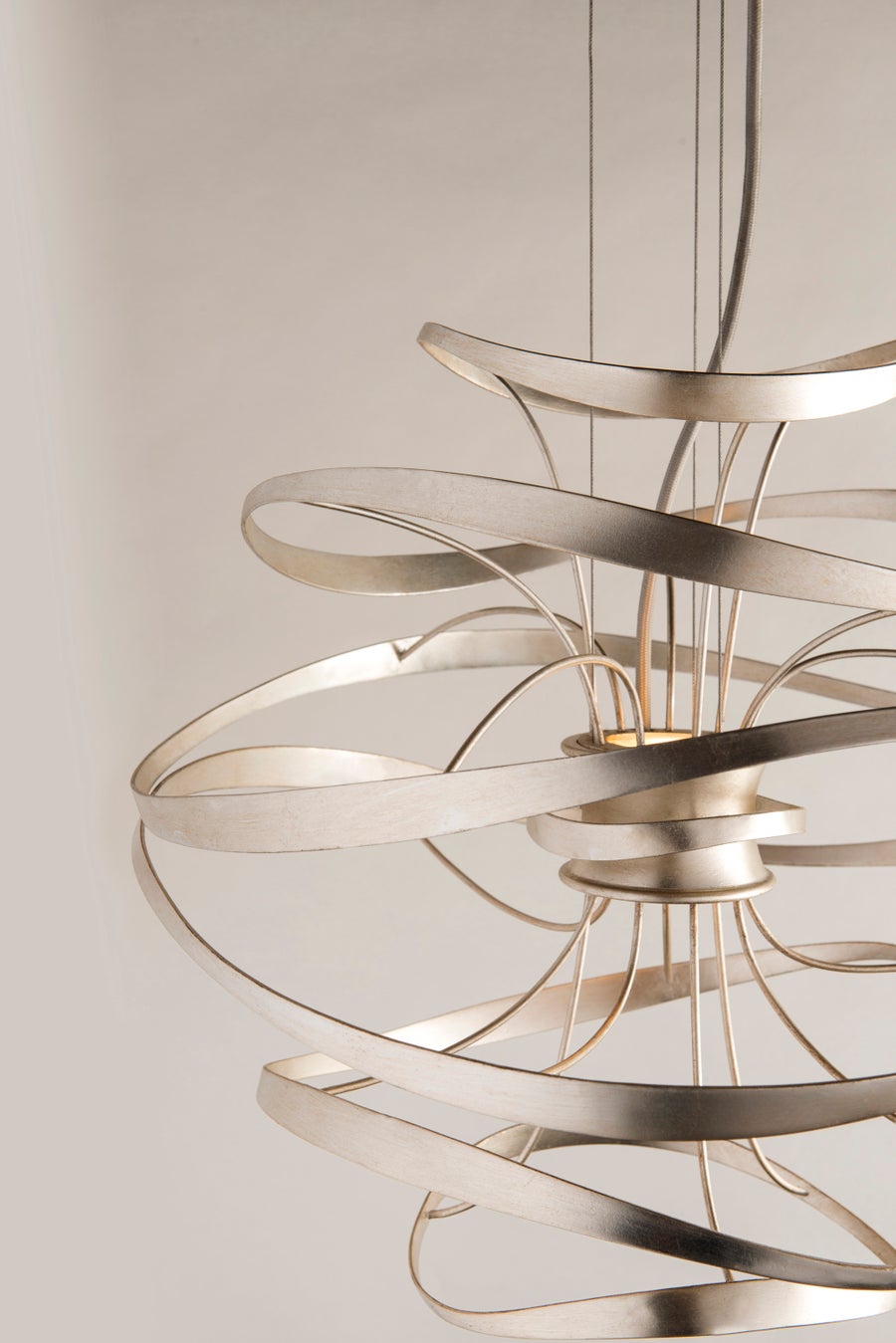 Corbett Lighting Calligraphy Chandelier — 213-41-SL/SS
