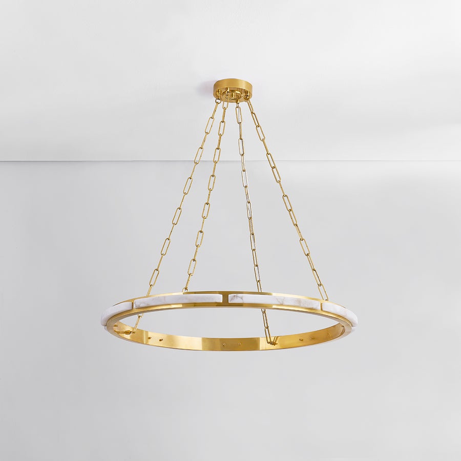 Hudson Valley Lighting WINGATE Chandelier — Aged Brass