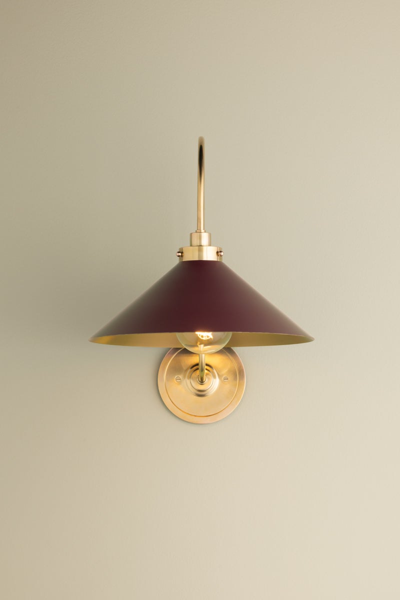 Hudson Valley Lighting Clivedon Wall Sconce — MDS1400-AGB/CRN