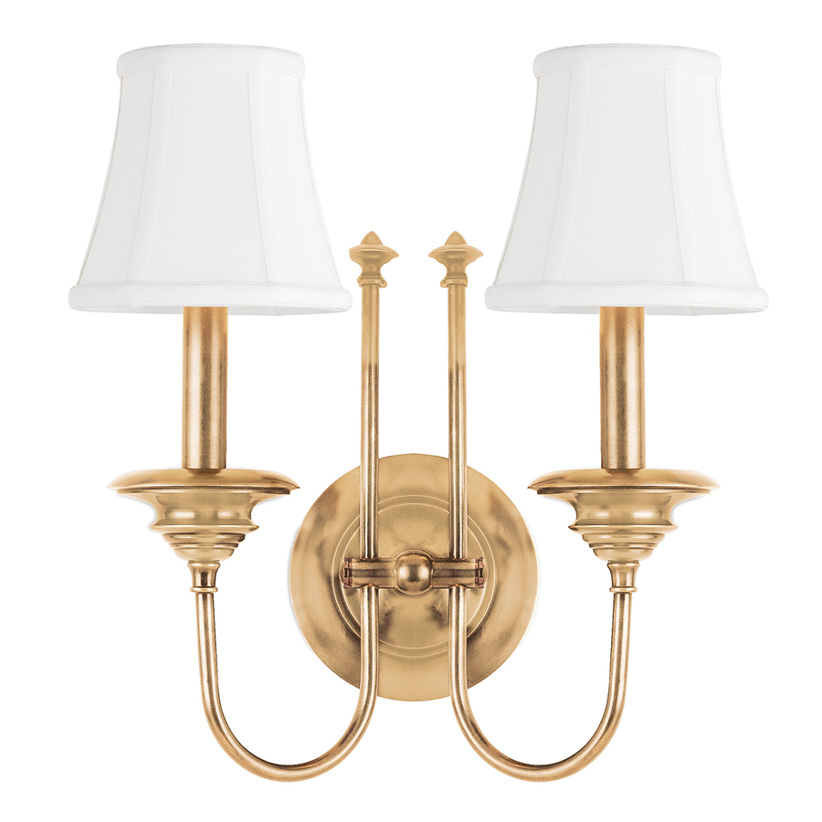 Hudson Valley Lighting Yorktown Wall Sconce — Aged Brass