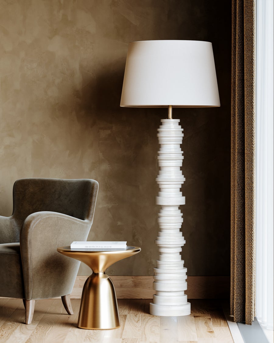 Hudson Valley Lighting WAYZATA FLOOR LAMP — L3665-AGB/CGI