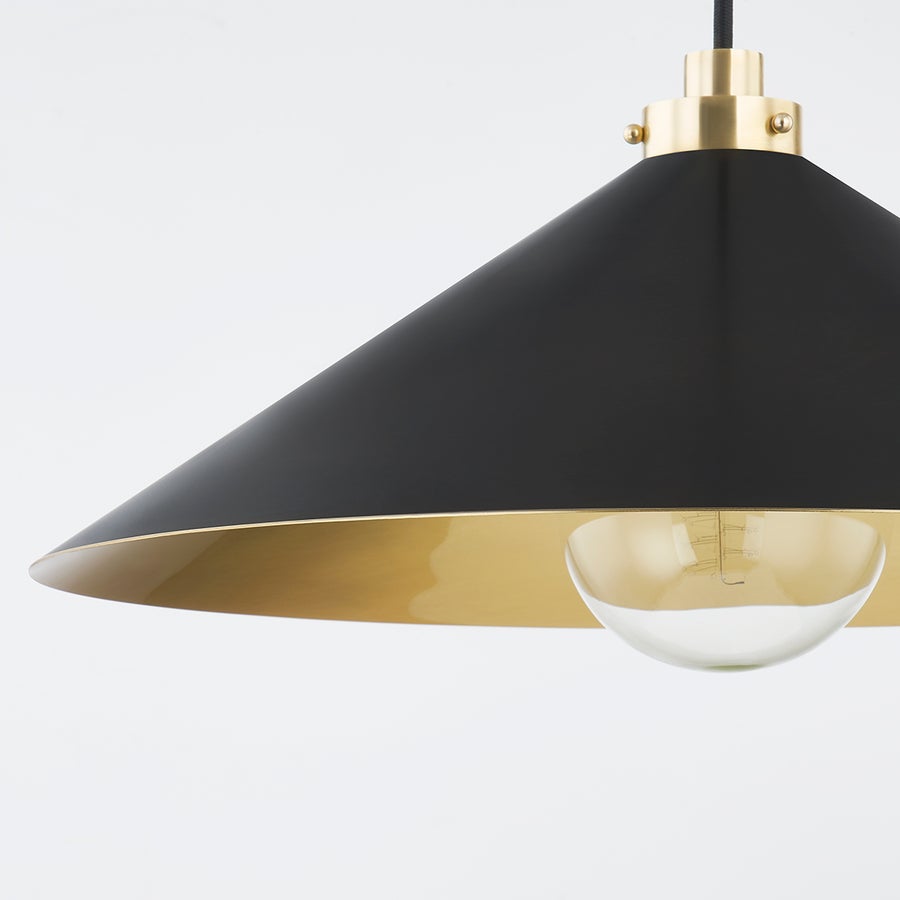 Hudson Valley Lighting CLIVEDON Pendant — MDS1402-AGB/DB
