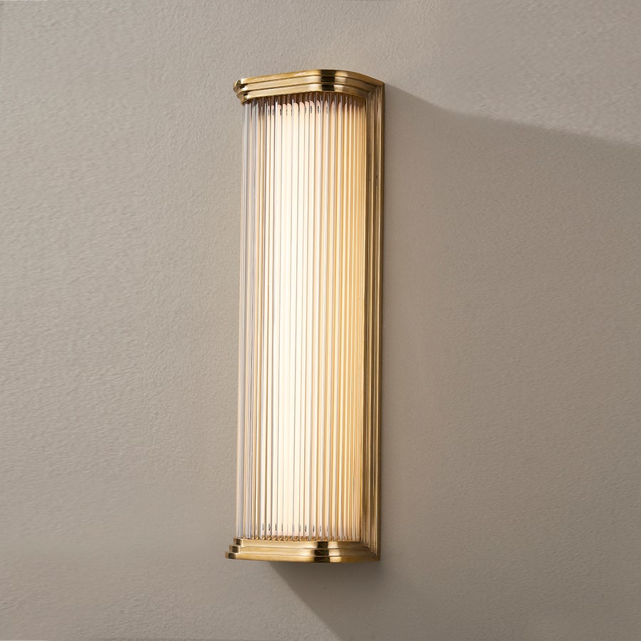 Hudson Valley Lighting Newburgh Bath and Vanity — Aged Brass