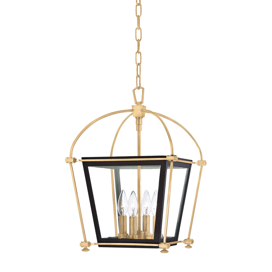Hudson Valley Lighting Hollis Lantern — Aged Brass