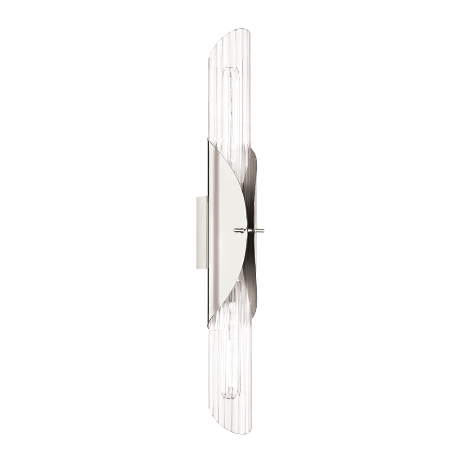 Hudson Valley Lighting Lefferts Wall Sconce — Polished Nickel