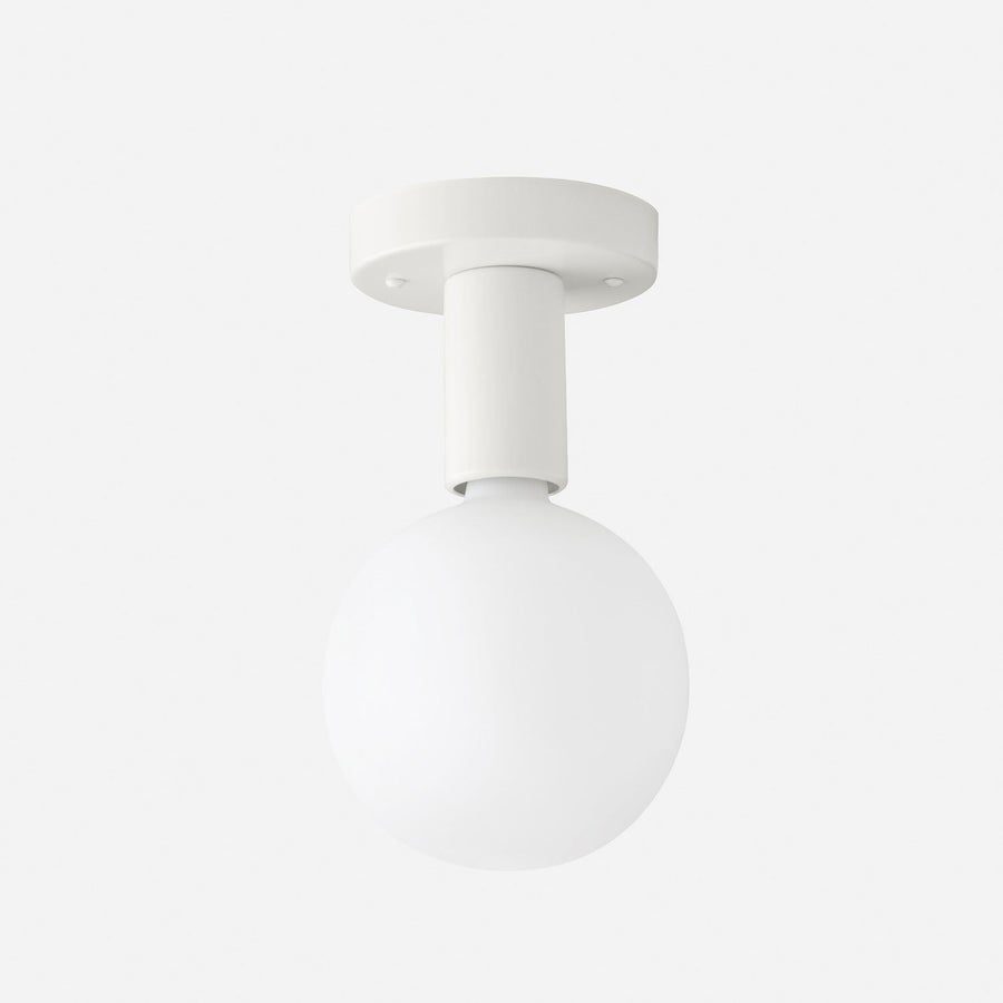 Schoolhouse Cylinder Flush Mount — SH134292-WT-ST
