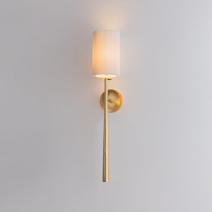 Hudson Valley Lighting STERLING WALL SCONCE — Vintage Gold Leaf
