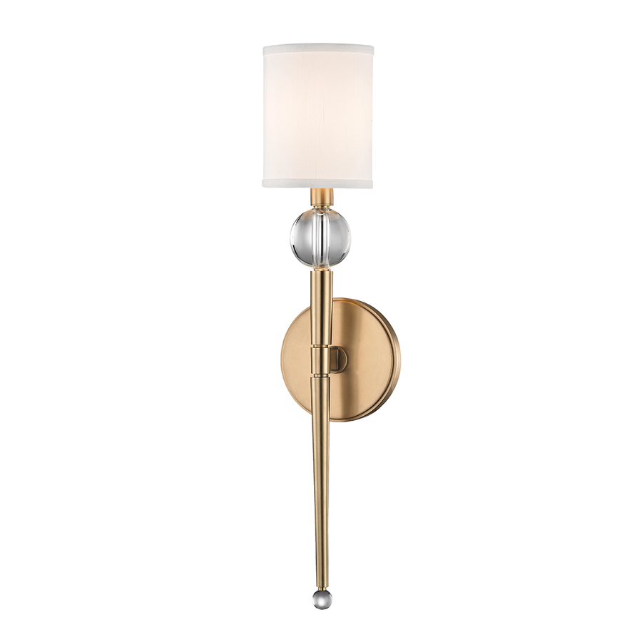 Hudson Valley Lighting Rockland Wall Sconce — Aged Brass