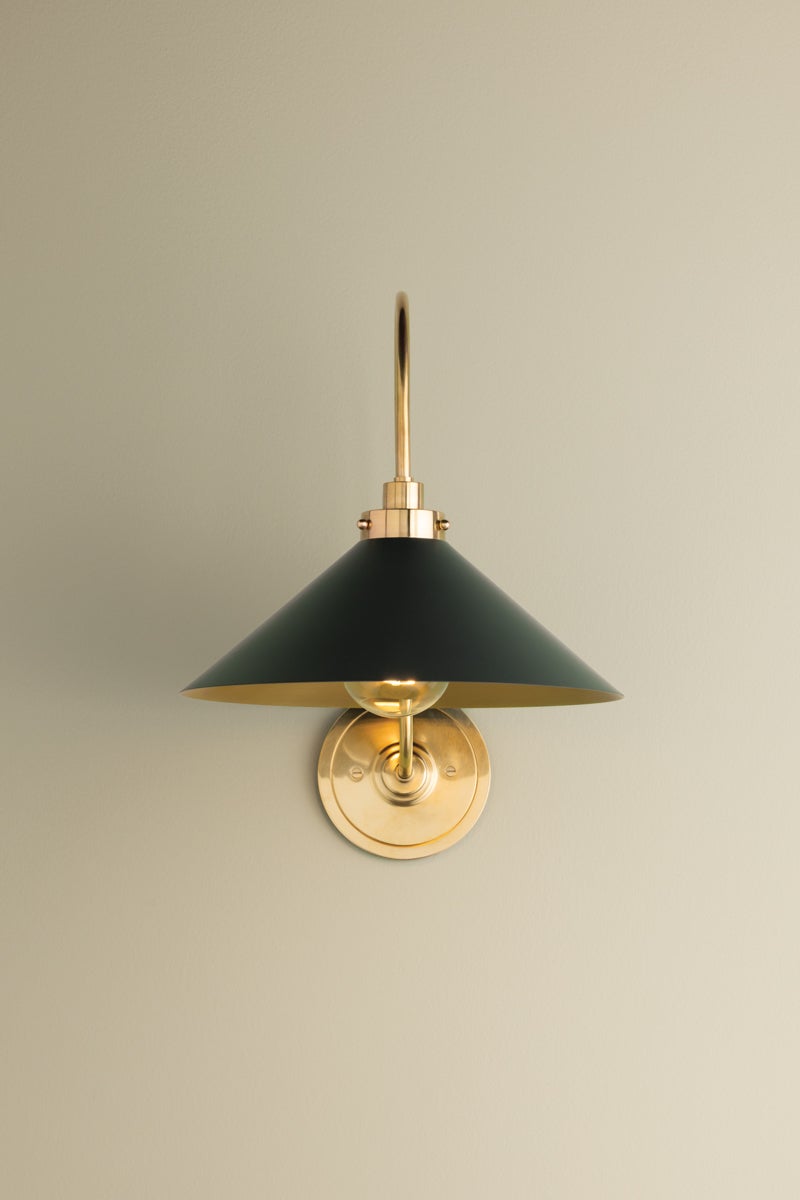 Hudson Valley Lighting Clivedon Wall Sconce — MDS1400-AGB/SSG