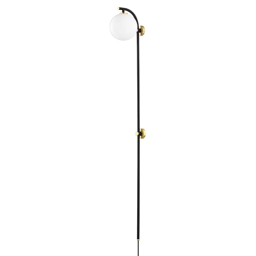 Mitzi Faye Plug-In Sconce — HL589201-AGB/SBK