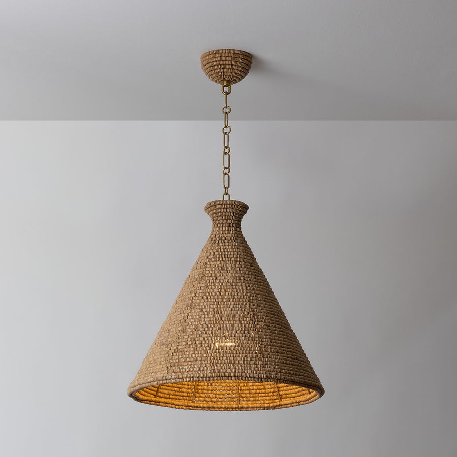 Hudson Valley Lighting TALLMAN PENDANT — Vintage Gold Leaf