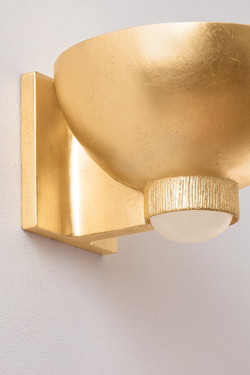 Hudson Valley Lighting FAIRVIEW Wall Sconce — Vintage Gold Leaf