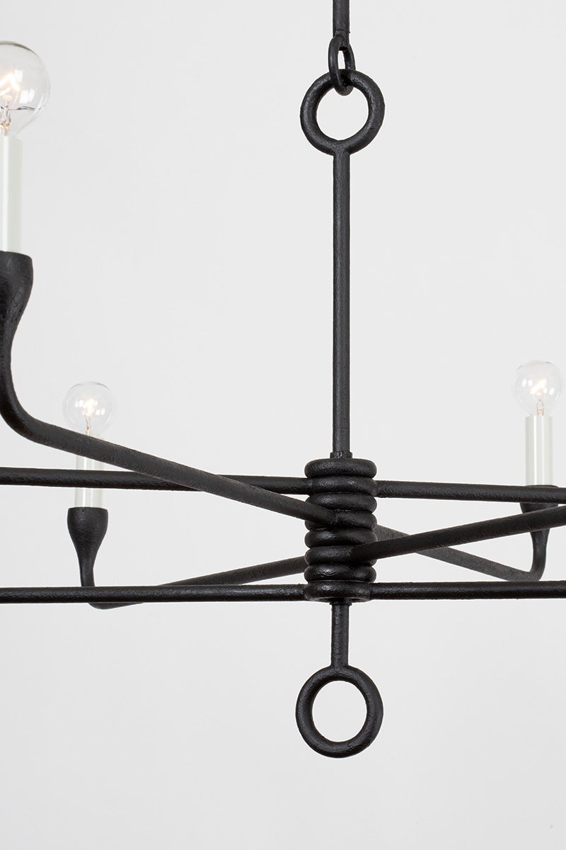 Troy Lighting ORSON Chandelier — F9542-BI