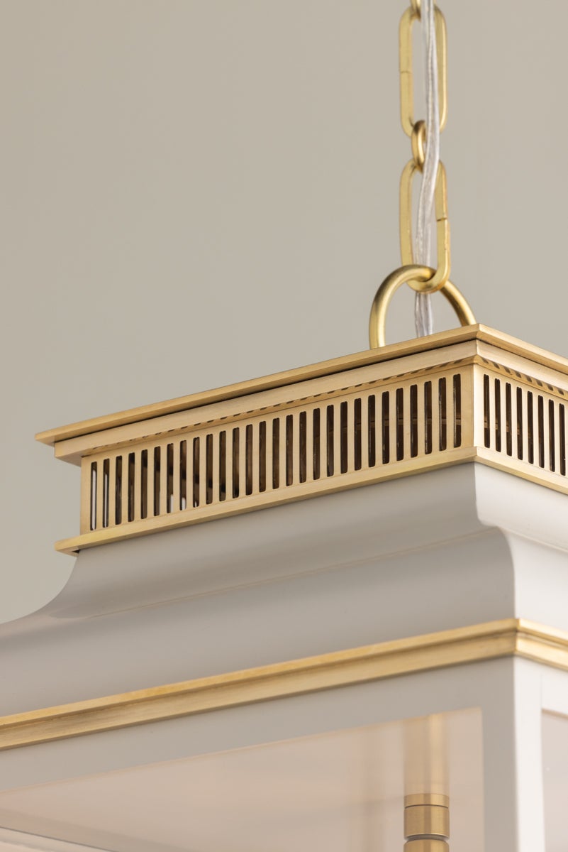 Hudson Valley Lighting Houghton Lantern — MDS2400-AGB/OW