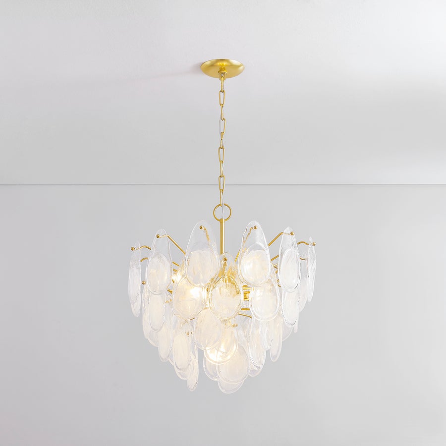 Hudson Valley Lighting DARCIA Chandelier — Aged Brass