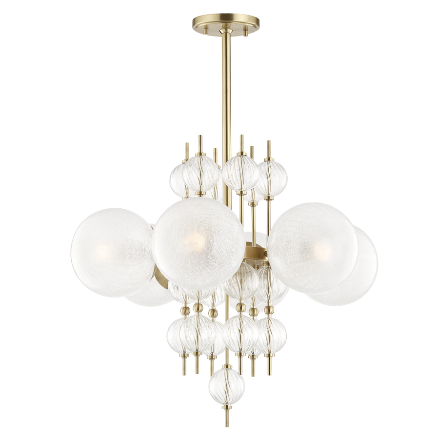 Hudson Valley Lighting Calypso Chandelier — Aged Brass