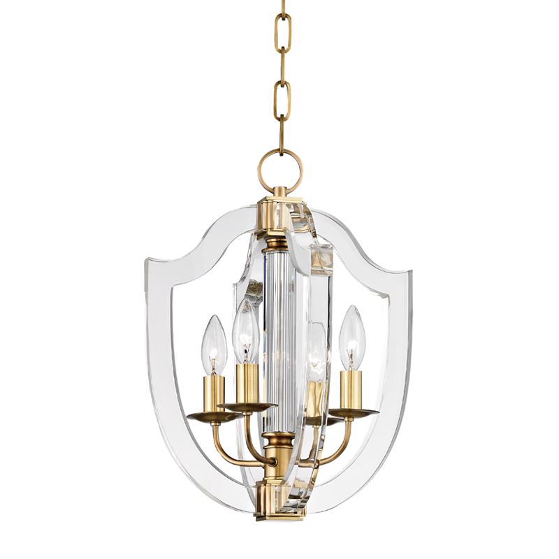 Hudson Valley Lighting Arietta Pendant — Aged Brass