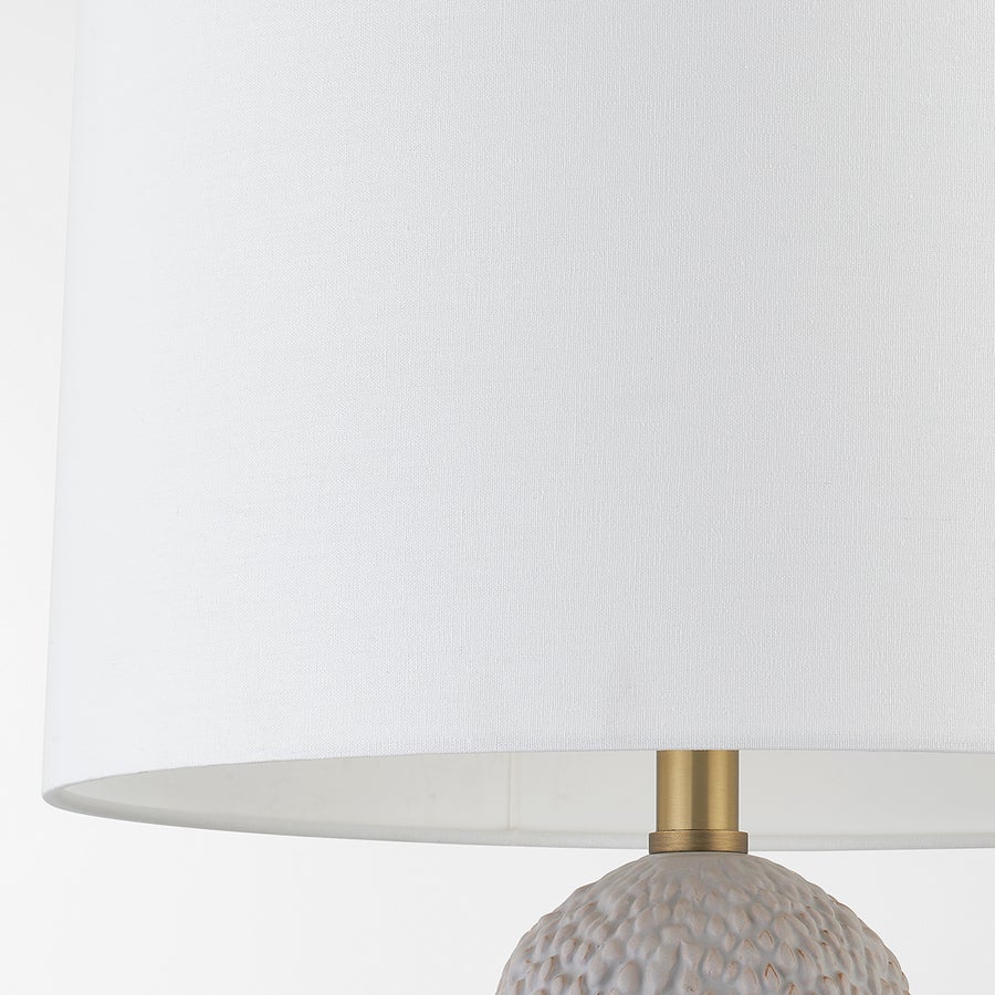 Troy Lighting CRATER Table Lamp — PTL2525-PBR/CSD