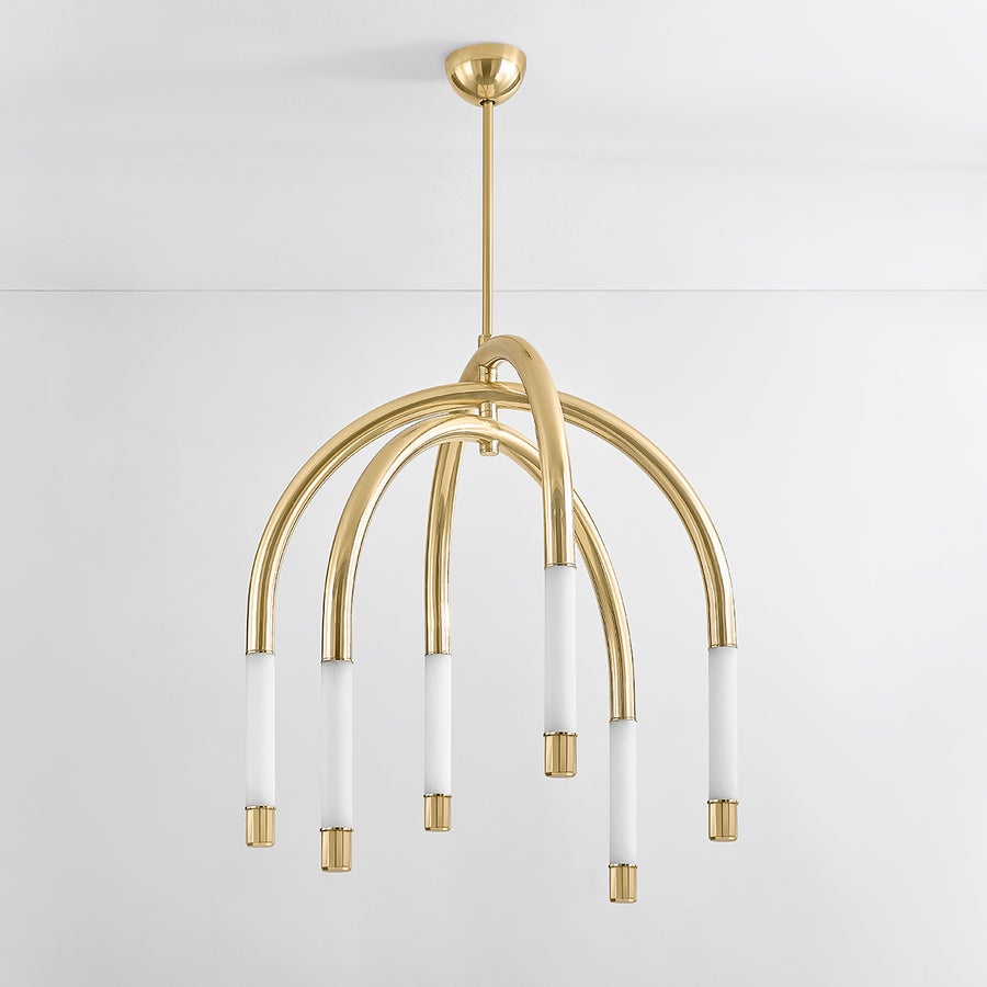 Corbett Lighting ZEME Chandelier — 471-34-VPB