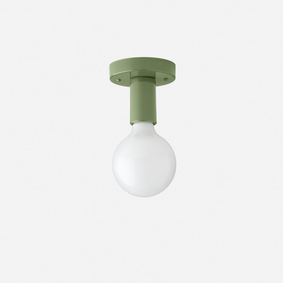 Schoolhouse Cylinder Flush Mount — SH134292-LR-GS