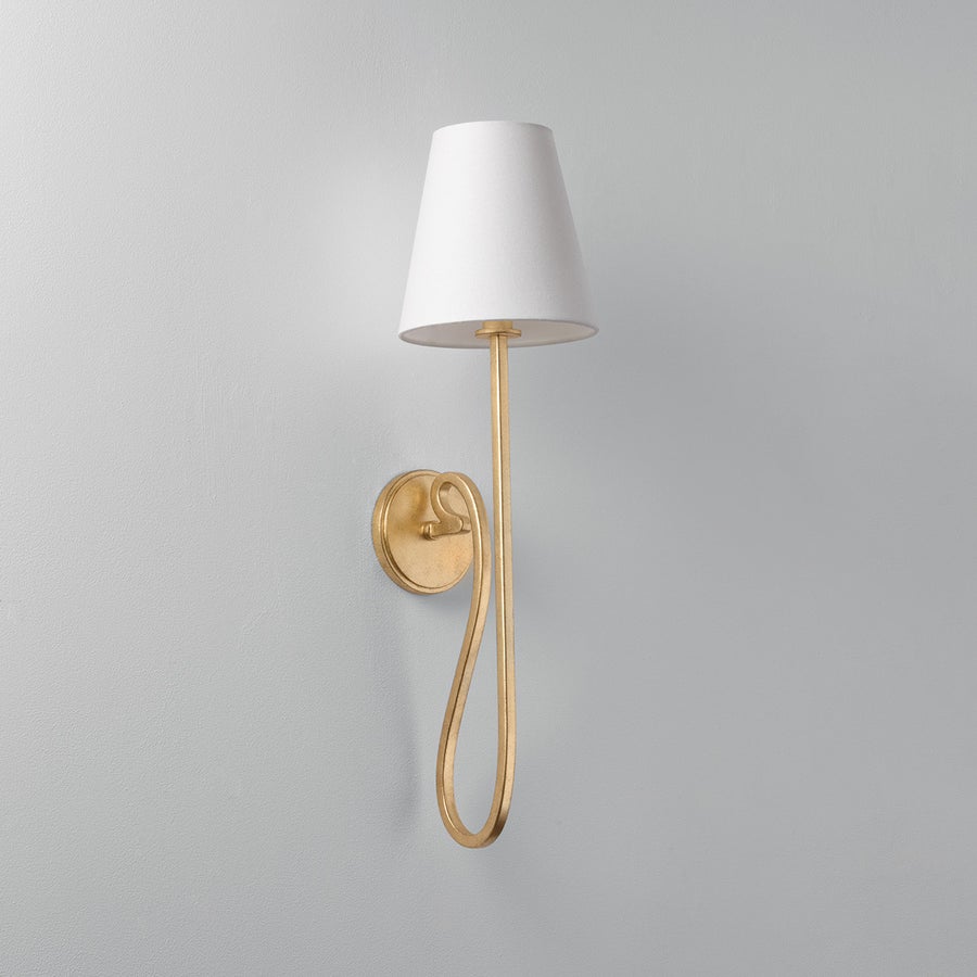 Hudson Valley Lighting ELMHURST WALL SCONCE — Vintage Gold Leaf