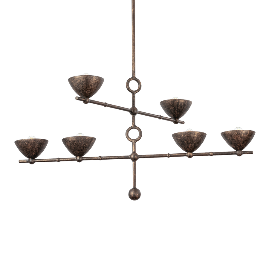 Troy Lighting VISHAL Chandelier — F2339-BPG