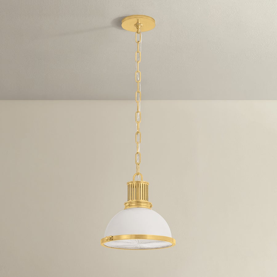 Hudson Valley Lighting Pinesbridge Pendant — Aged Brass