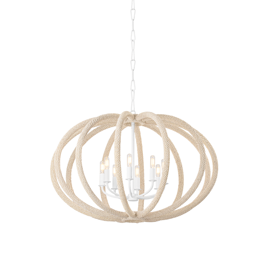 Hudson Valley Lighting LEWISTON CHANDELIER — White Plaster