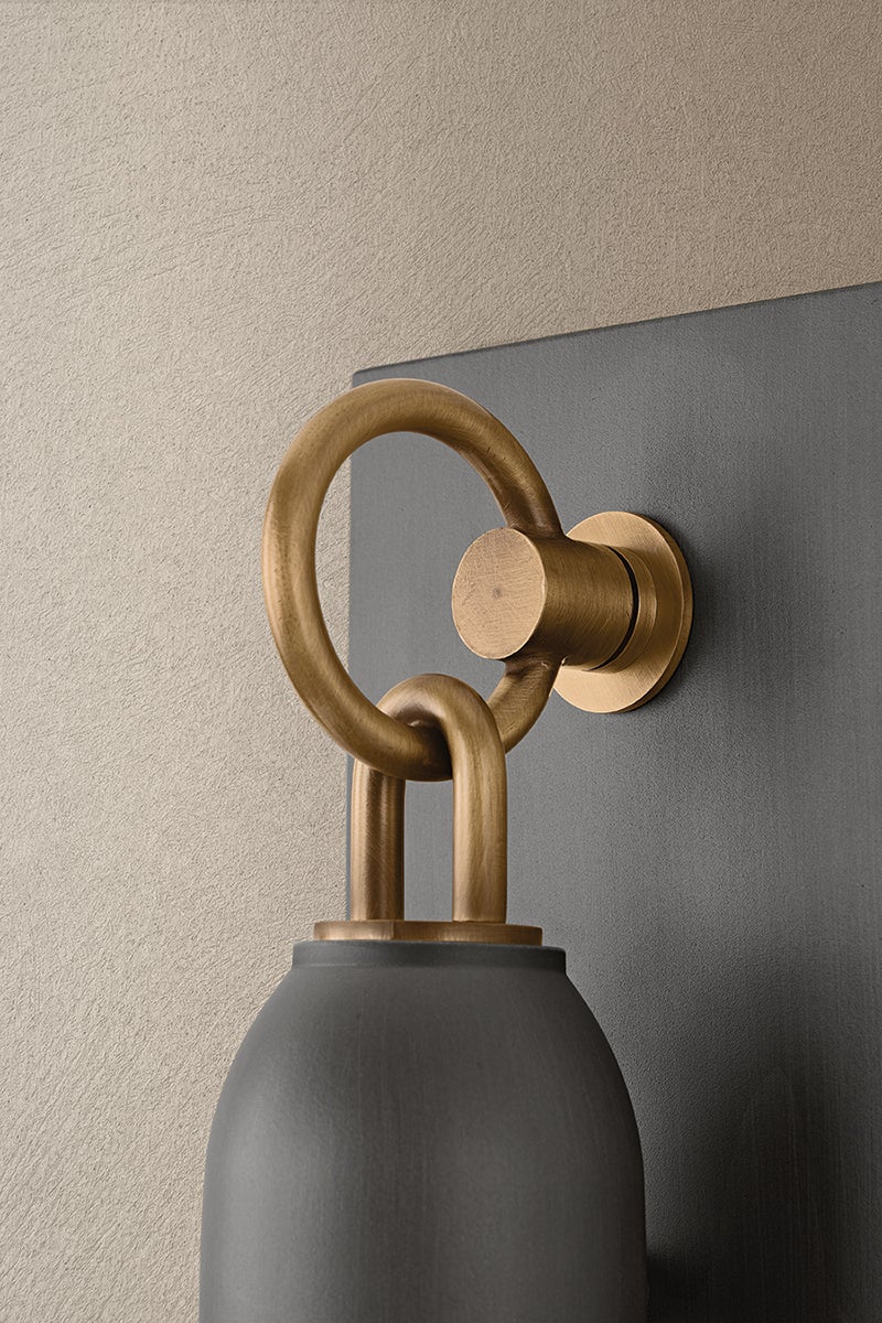 Troy Lighting Osprey Wall Sconce — B5617-PBR/GRA