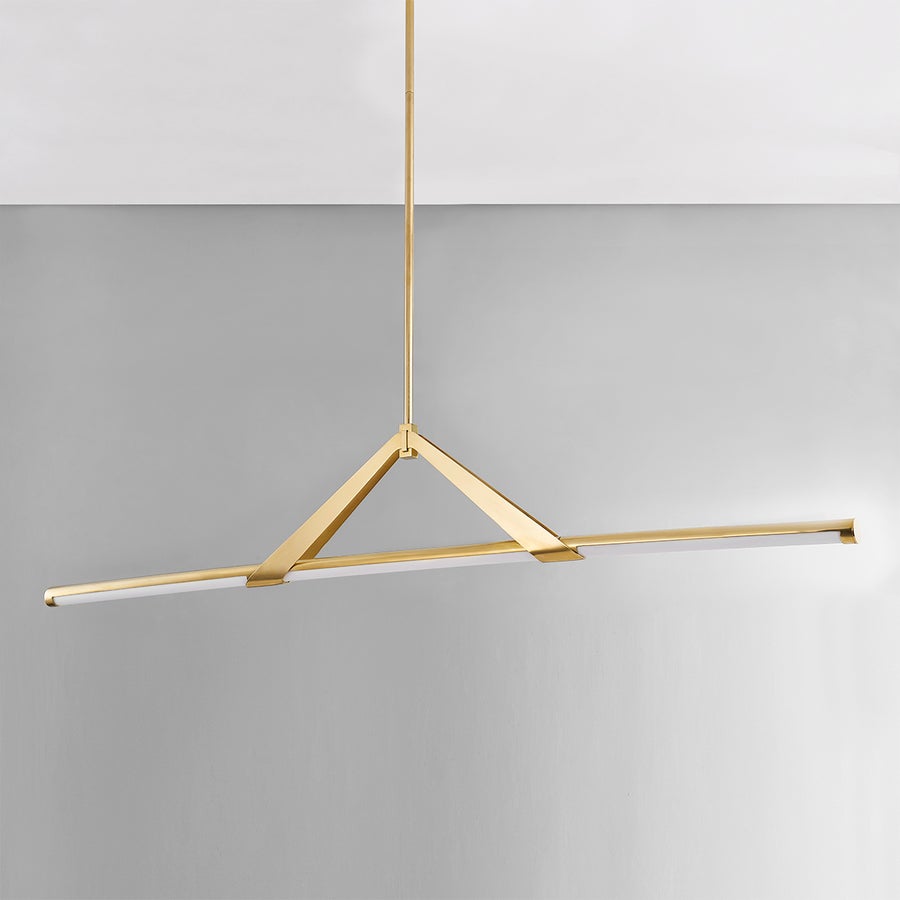 Hudson Valley Lighting Jonas Linear — Aged Brass