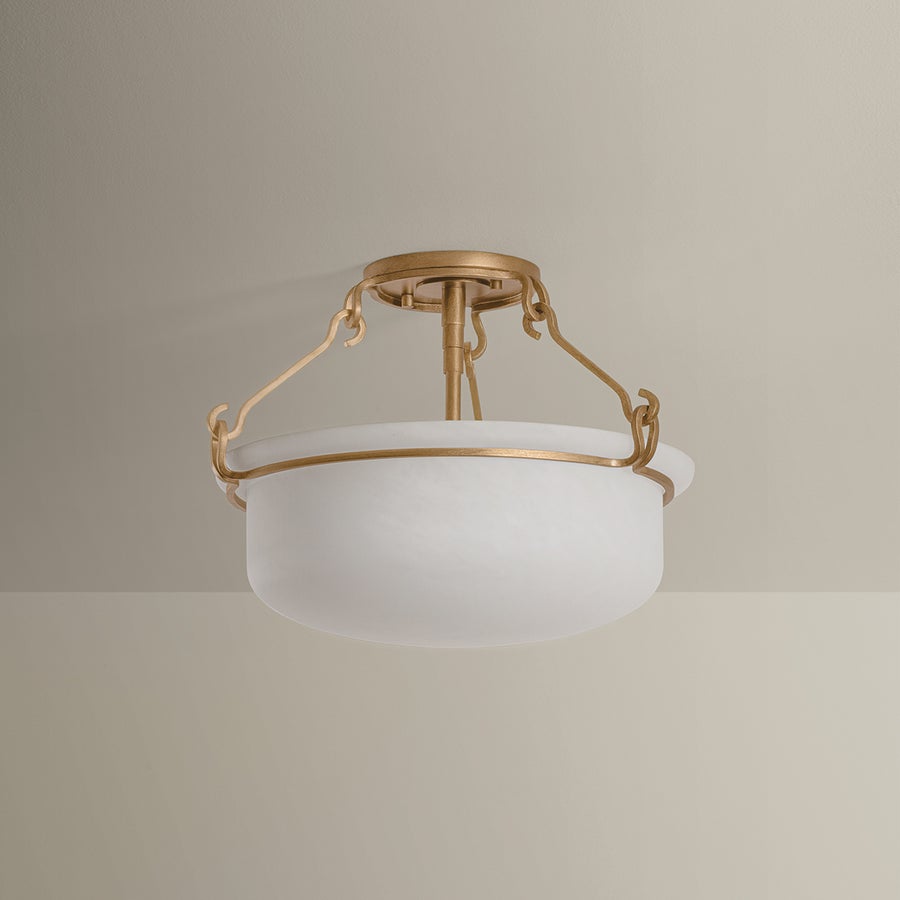 Hudson Valley Lighting Lowerre Semi Flush — 1552-PGL