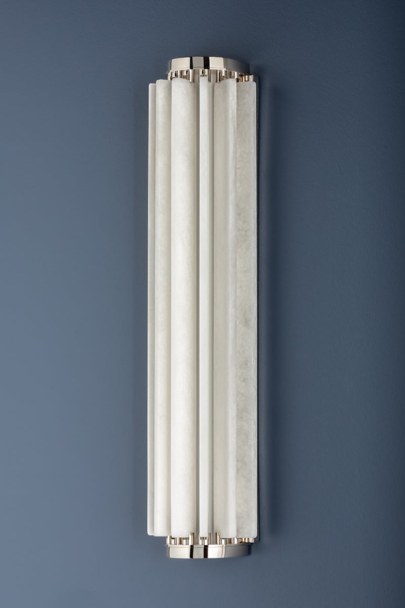 Hudson Valley Lighting Hillside Wall Sconce — Polished Nickel