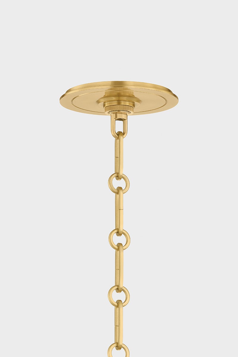 Hudson Valley Lighting Highclere Pendant — Aged Brass