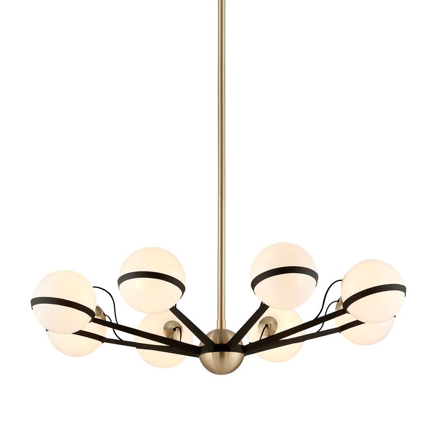 Troy Lighting Ace Chandelier — F5304-TBZ/BBA
