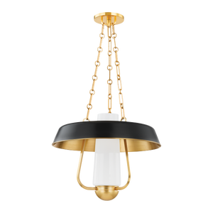 PROVINCETOWN Lantern in AGED BRASS w/ SOFT BLACK thumbnail