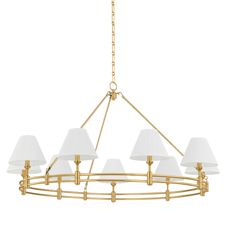 Hudson Valley Lighting Howard Chandelier — Aged Brass