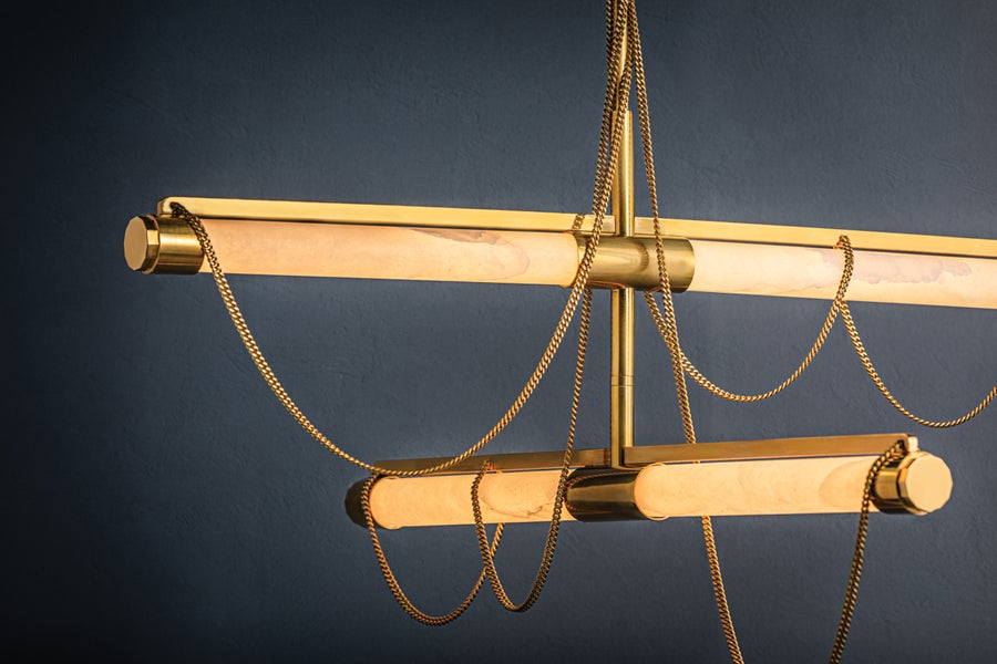 Corbett Lighting LARIAT Chandelier — 463-49-VB