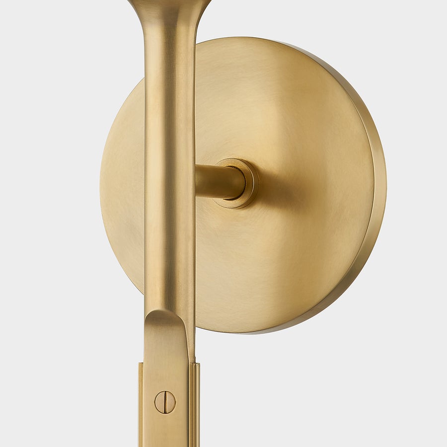Hudson Valley Lighting BREWSTER Wall Sconce — Aged Brass