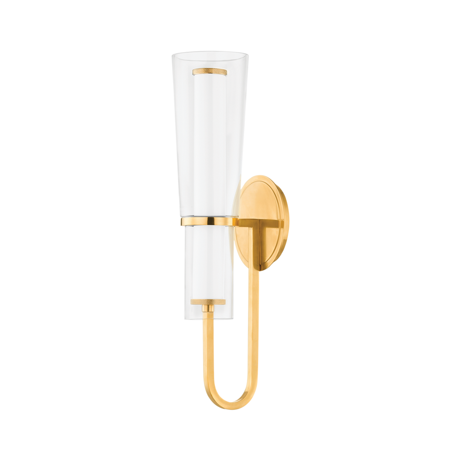Hudson Valley Lighting VANCOUVER Wall Sconce — Aged Brass